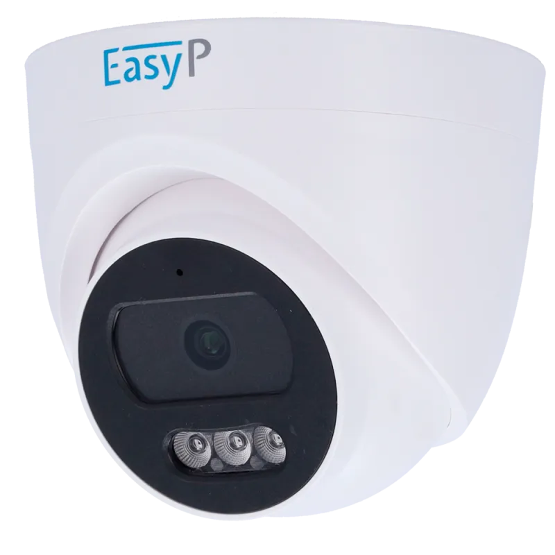 Cámara Turret IP EASY-P - Resolución 2 MP - Lente 2.8 mm | IR 25m - Compatibilidad total con Uniview y Hikvision - So... - Alarm