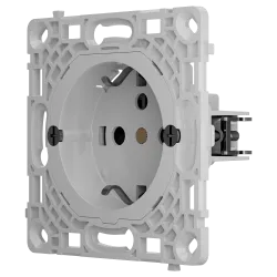 Enchufe básico vertical tipo F - Alimentación 250 V AC 50/60 Hz - Hasta 3.6 kW (carga resistiva a 250 V) - Protección... - Alarm