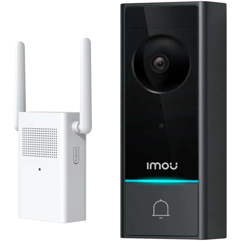 Doorbell WiFi a bateria Imou 5 Megapixel 2K - Batería 6200 mAh - Lente 2.0 mm / IR 5m - Detección de humanos por PIR ... - Alarm