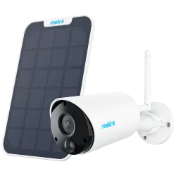 Reolink Camara WiFi a Batería con Panel Solar - 3MP (2304 x 1296) - IR 10 m / Sirena - Deteccion PIR Humanos / Vehícu... - Alarm