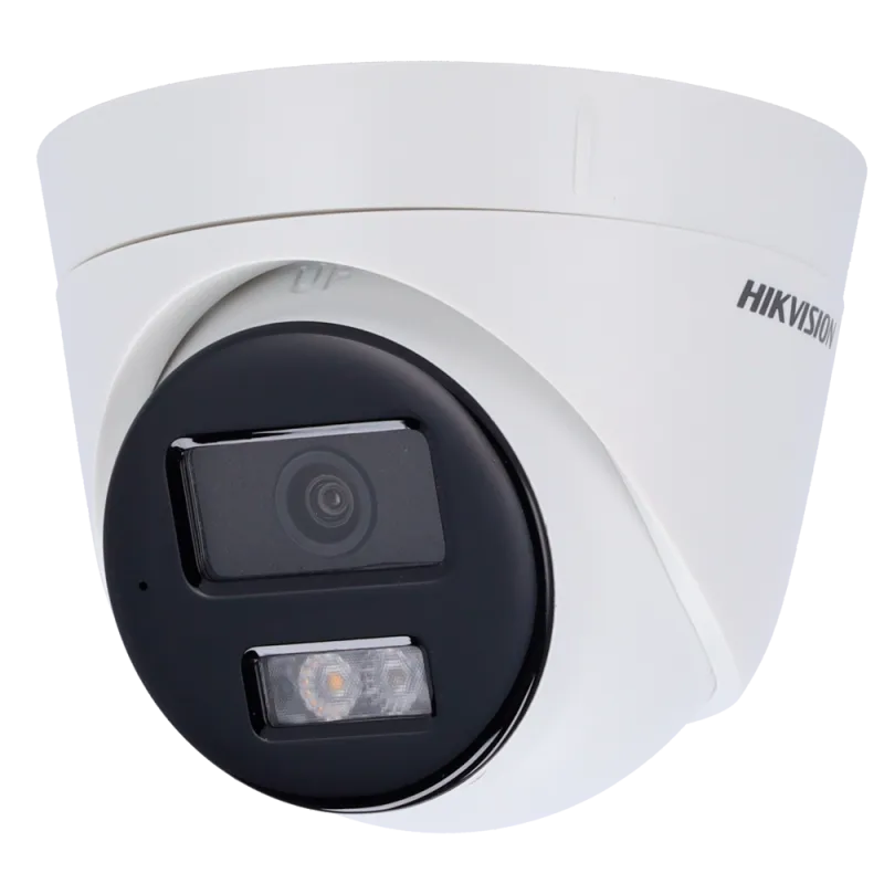 Cámara Turret IP Hikvision gama Value - Resolución 4 MP - Lente 2.8 mm - Luz híbrida 30 m - Detección de movimiento 2... - Alarm
