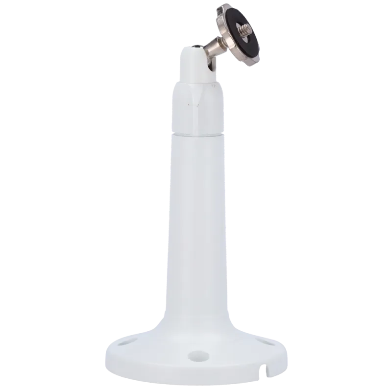 Soporte - Rosca estándar - Apto para uso en exterior y interior - 188mm (alto) - Pasador de cables - Color blanco - AlarmSystems