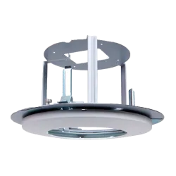 Soporte encastrable - Para cámaras domo - Instalación en techo - Pasador de cables - Color blanco - AlarmSystems.Shop