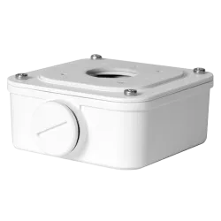 Caja de conexiones - Para cámaras bullet - Apto para uso exterior - Instalación en techo o pared - Color blanco - Pas... - Alarm