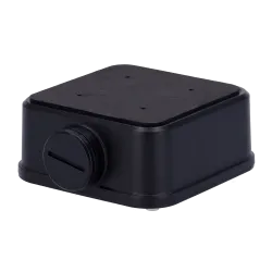 Caja de conexiones - Para cámaras bullet - Apto para uso exterior - Instalación en techo o pared - Color Negro - Pasa... - Alarm