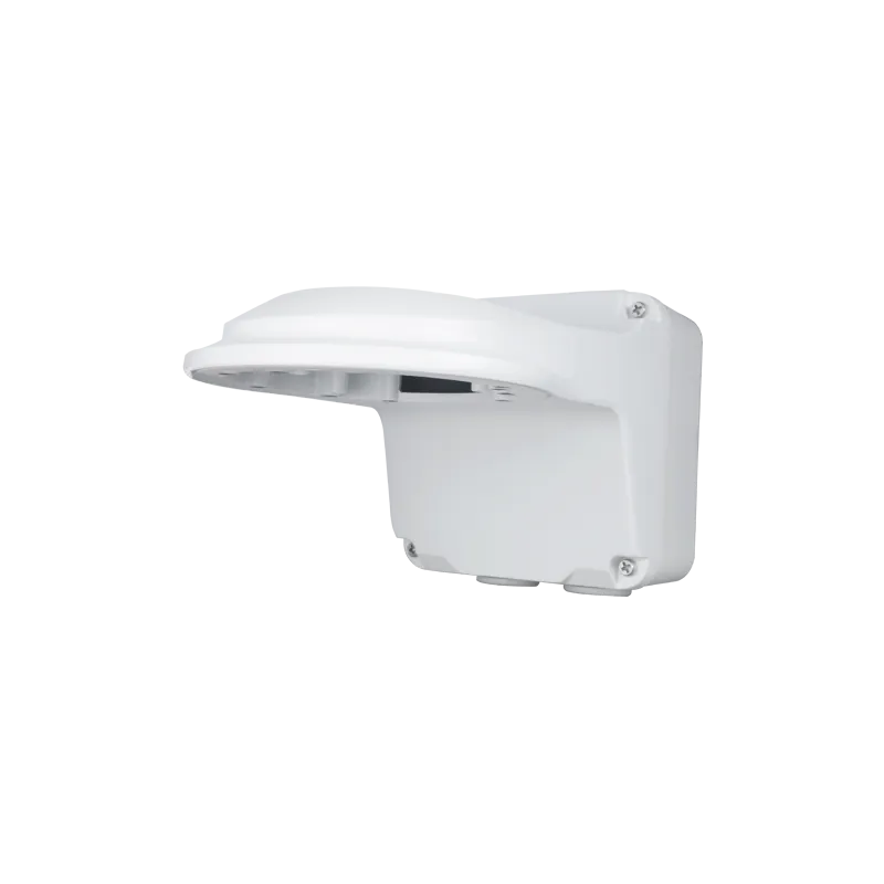 Soporte de pared - Caja de conexiones - Apto para uso en exterior - Color blanco - Compatible con Uniview - Pasador d... - Alarm