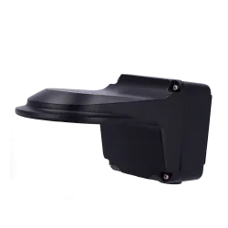Soporte de pared - Caja de conexiones - Apto para uso en exterior - Color Negro - Compatible con Uniview - Pasador de... - Alarm
