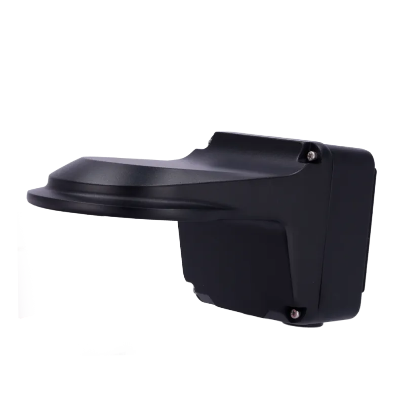 Soporte de pared - Caja de conexiones - Apto para uso en exterior - Color Negro - Compatible con Uniview - Pasador de... - Alarm