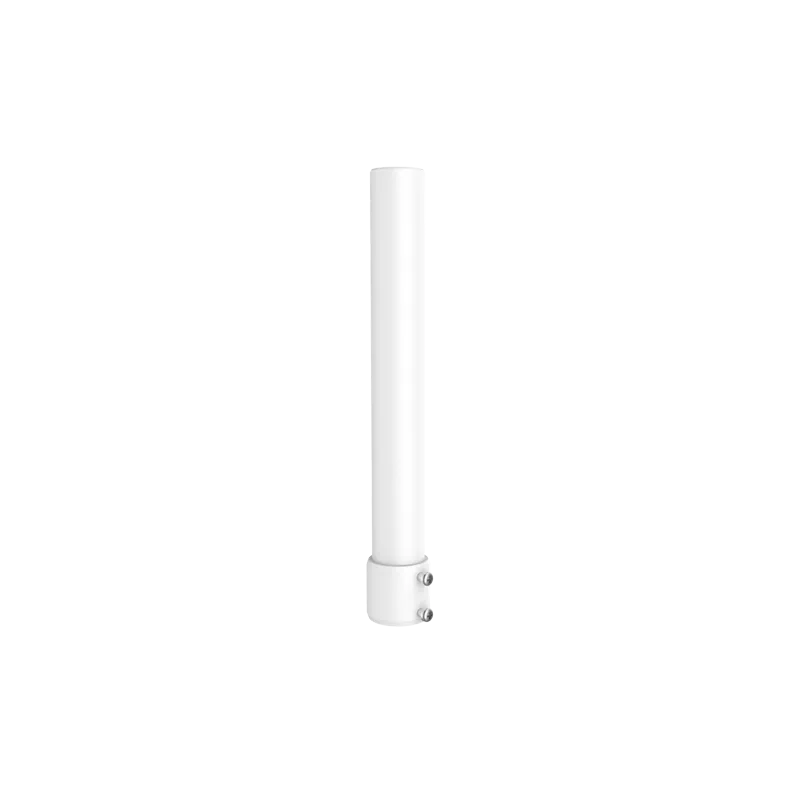 Soporte techo para domos motorizadas - Altura 223 mm - Apto para uso en exterior - Color blanco - Fabricado en aluminio - AlarmS