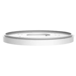 Adaptador - Para cámaras domo - Aleación de aluminio - Color blanco - Pasador de cables - AlarmSystems.Shop