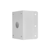 Soporte de esquina - Para cámaras motorizadas UNIVIEW - Apto para uso en exterior - Pasador de cables - Color blanco - AlarmSyst