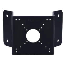 Soporte de esquina - Para cámaras Bullet y domo - Apto para uso en exterior - Color negro - Pasador de cables - AlarmSystems.Sho