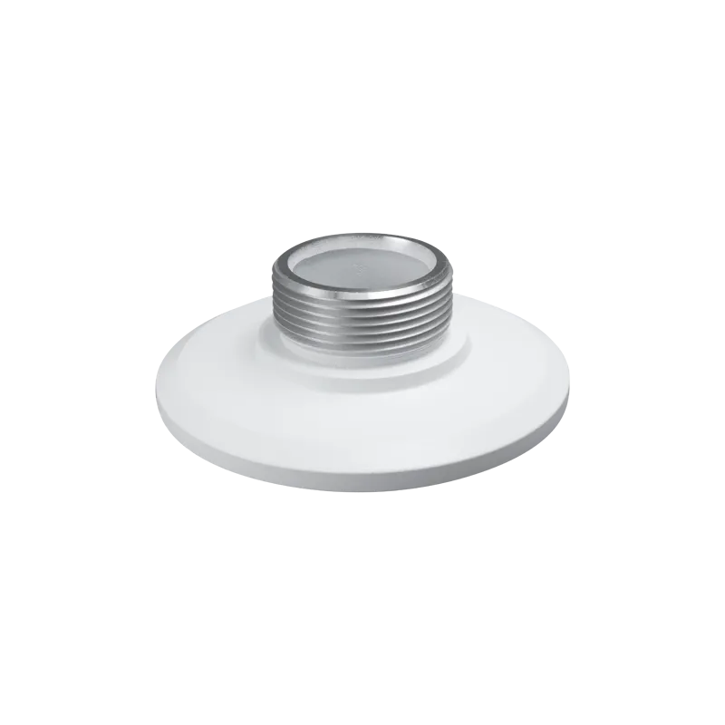 Adaptador para cámaras domo - Fabricado en aluminio - 44 (Al) x 149 (Ø) mm - Pasador de cables - AlarmSystems.Shop