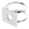 Soporte para mástiles - Para cámaras bullet - Apto para uso exterior - Rango diámetro 55~127 mm - Color blanco - Pasa... - Alarm
