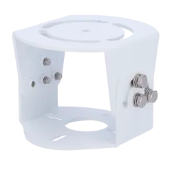 Soporte de poste - Para cámaras 2D - Apto para uso exterior/ interior - Color blanco - AlarmSystems.Shop