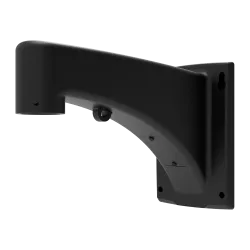 Soporte de pared - Para domos motorizados - Apto para uso en exterior - Color Negro - Pasador de cables - AlarmSystems.Shop