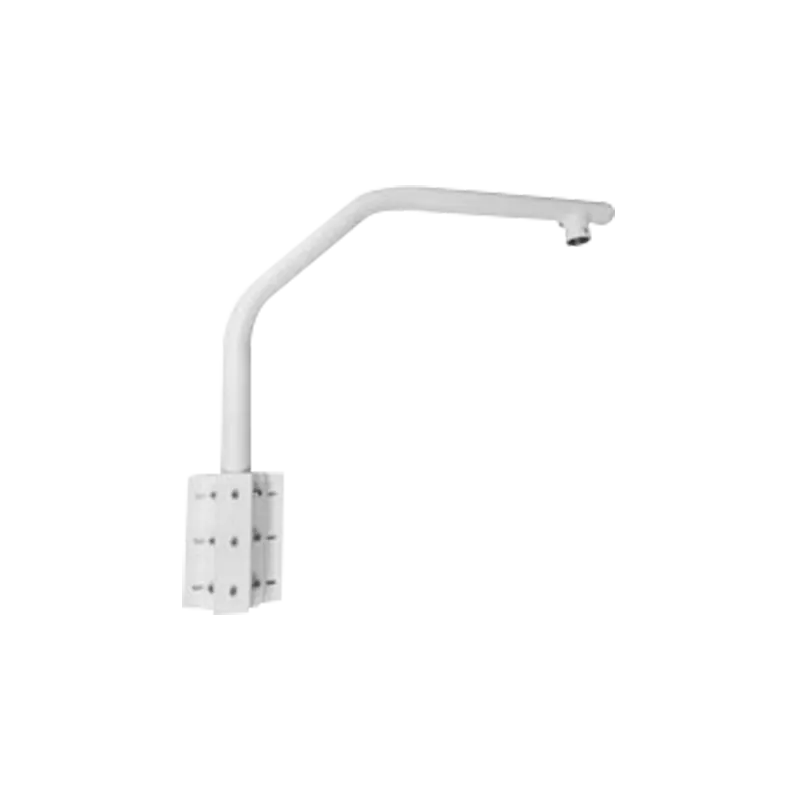 Soporte de cisne - Para domos motorizadas - Apto para uso en exterior - Color blanco - Pasador de cables - AlarmSystems.Shop