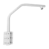 Soporte de cisne - Para domos motorizadas - Apto para uso en exterior - Color blanco - Pasador de cables - AlarmSystems.Shop