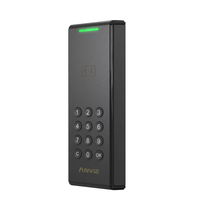 Control de acceso PoE IP65 - Tarjeta EM/MF y PIN - 10.000 usuarios | 100.000 registros - TCP/IP, WiFi, Bluetooth, RS4... - Alarm