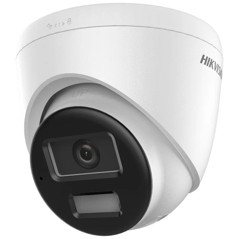 Cámara Turret IP Hikvision gama Value - Resolución 8 MP (3840x2160) - Lente 2.8 mm - Luz híbrida 30 m | Sirena y flas... - Alarm