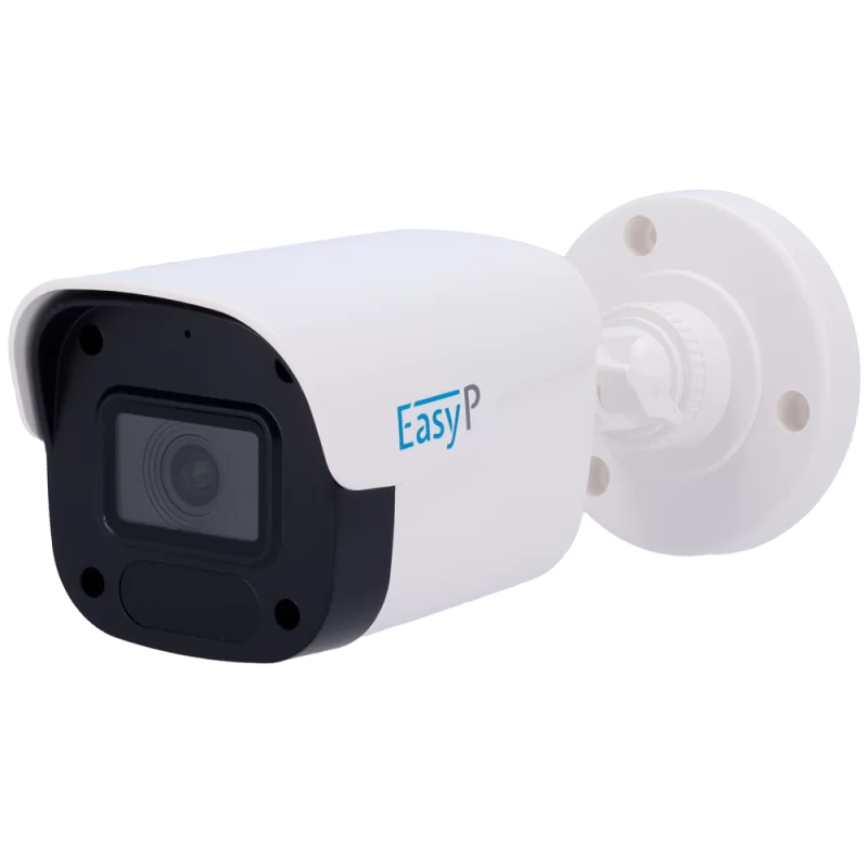 Cámara Bullet IP AI EASY-P - 2MP | Lente 2.8 mm - IR 25 m | Mic - Compatibilidad total con Uniview y Hikvision - Sopo... - Alarm