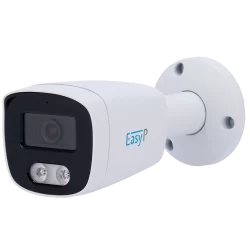 Cámara Bullet IP AI EASY-P - 4MP | Lente 2.8 mm - IR 25 m | Mic - Compatibilidad total con Uniview y Hikvision - Sopo... - Alarm