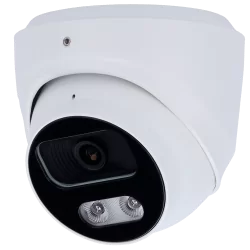 Cámara Turret IP AI EASY-P - 4MP | Lente 2.8 mm - IR 25 m | Mic - Compatibilidad total con Uniview y Hikvision - Sopo... - Alarm