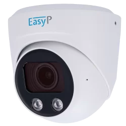 Cámara Turret IP AI EASY-P - 4MP | Lente Motorizada 2.7~13.5 mm - IR 25 m | Mic - Compatibilidad total con Uniview y ... - Alarm