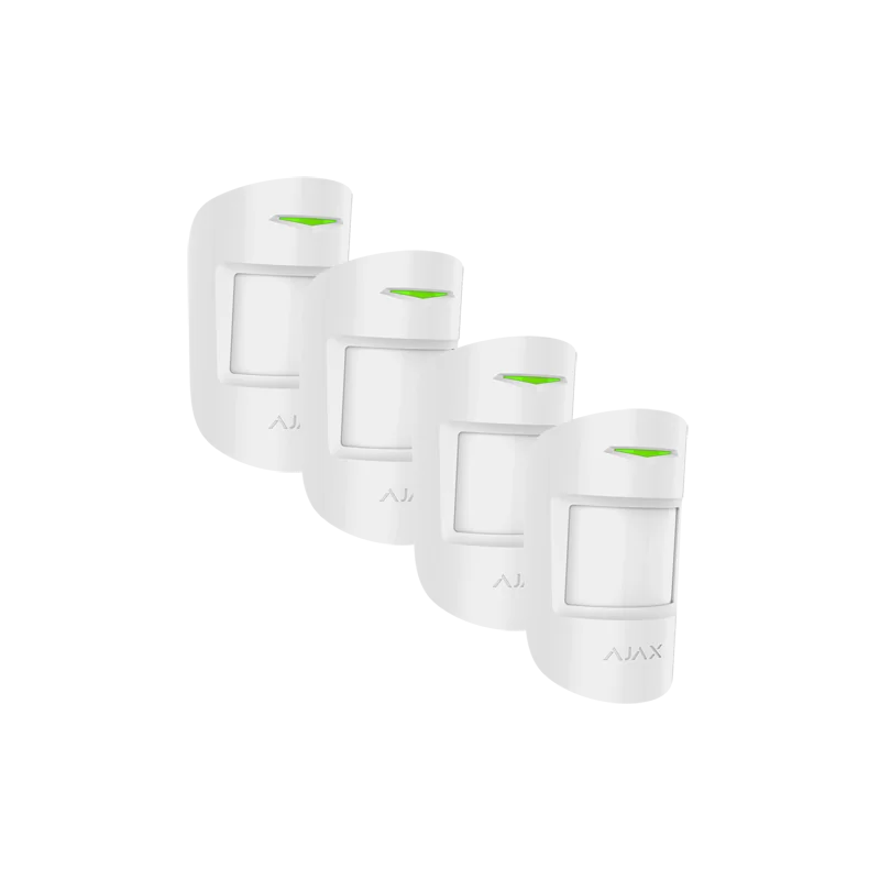 Pack 10 Detectores PIR - Antimascotas - Certificado grado 2 - PIR Infrarrojos bidireccional - Inalámbrico 868 MHz Jew... - Alarm