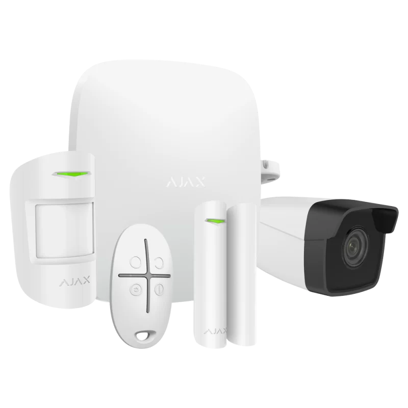 Kit de alarma profesional - Certificado Grado 2 - Comunicación Ethernet y GPRS - Inalámbrico 868 MHz Jeweller - Cámar... - Alarm