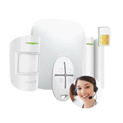 Kit de alarma profesional - Certificado Grado 2 - Comunicación Ethernet y GPRS - Inalámbrico 868 MHz Jeweller - Tarje... - Alarm