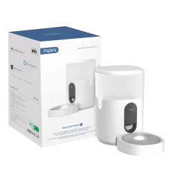 Aqara Comedero Inteligente C1 - Zigbee 3.0 / Matter over Zigbee - Requiere AQARA HUB 3.0 - Repetidor Zigbee - 4L de ... - Alarm