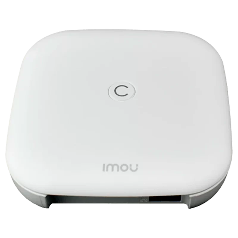 Imou Hub Gateway Inalambrico - Concentrador de Alarma domótica - Zigbee 3.0 - WiFi Dual / LAN - Hasta 32 DIspositivos... - Alarm