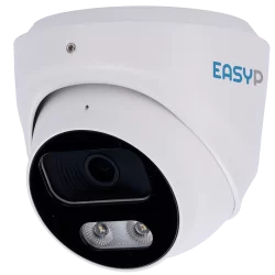 Cámara Turret IP AI EASY-P - 8MP | Lente 2.8 mm - IR 40 m | Luz blanca 30 m | Mic - Compatibilidad total con Uniview ... - Alarm