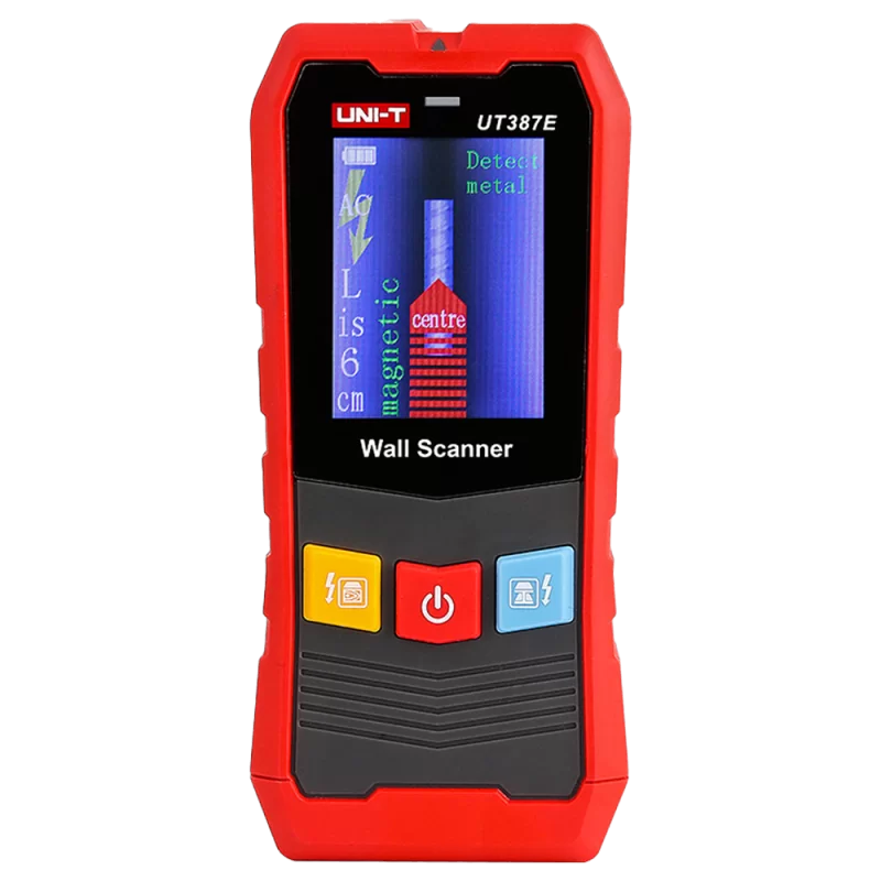 Scanner de pared - Detección de cables eléctricos, metal y madera - Alta precisión de detección - Notificaciones por voz - Alarm