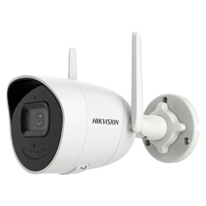 Hikvision - Cámara Bullet IP gama Wi-Fi - Resolución 4 Megapixel (2560x1440) - Lente 2.8 mm | Wi-Fi IEEE802.11b/g/n ... - Alarm