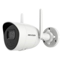 Hikvision - Cámara Bullet IP gama Wi-Fi - Resolución 4 Megapixel (2560x1440) - Lente 2.8 mm | Wi-Fi IEEE802.11b/g/n ... - Alarm
