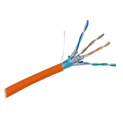 Uniview cable F/FTP categoría 6A - Conductor OFC,100% cobre - Diámetro 23 AWG-0,57mm - Certificado CPR Cca - Cubierta... - Alarm