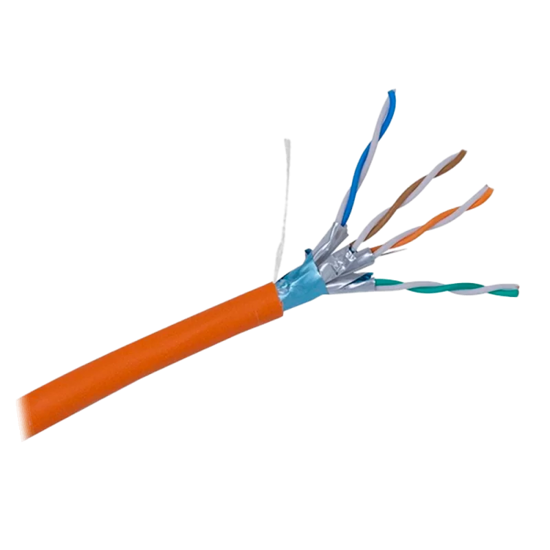 Uniview cable F/FTP categoría 6A - Conductor OFC,100% cobre - Diámetro 23 AWG-0,57mm - Certificado CPR Cca - Cubierta... - Alarm