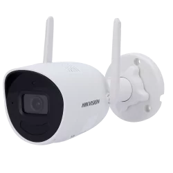 Cámara Bullet IP Hikvision gama VALUE - Resolución 2 Mpx (1920x1080) - Lente 2.8 mm - IR alcance 30 m | WDR 120 dB -... - Alarm