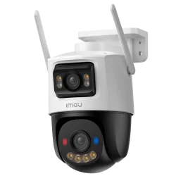 Cámara Wifi Doble Lente PT Imou 8 MP - Doble lente: Vista general y PT móvil - Visión nocturna Aurora Full Color con ... - Alarm