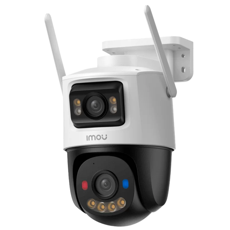 Cámara Wifi Doble Lente PT Imou 8 MP - Doble lente: Vista general y PT móvil - Visión nocturna Aurora Full Color con ... - Alarm