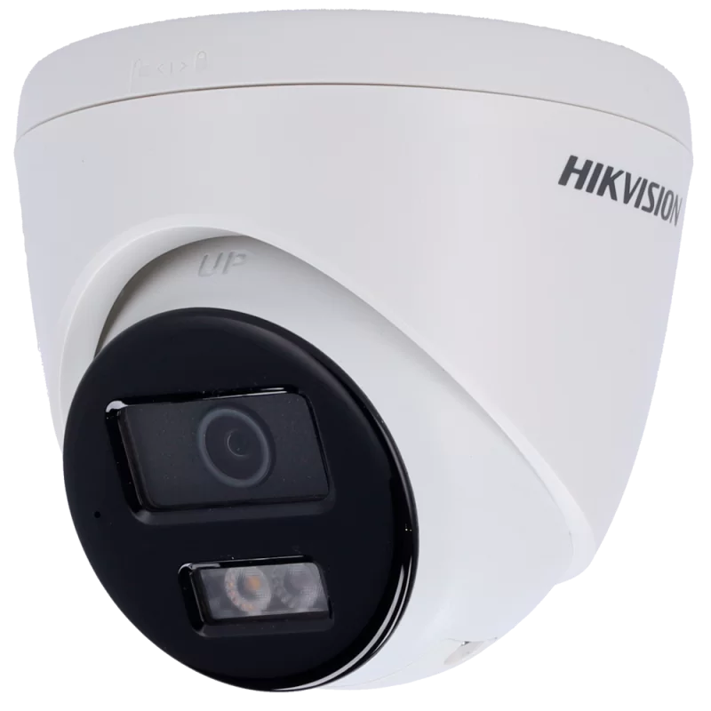 Cámara Turret IP Hikvision gama Value - Resolución 4 MP (2560x1440) - Lente 4 mm - Luz híbrida 30 m | Sirena y flash ... - Alarm