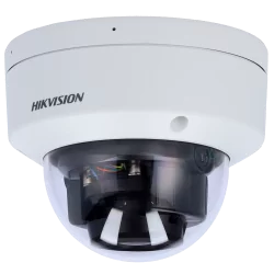 Cámara Domo IP Hikvision VALUE - Resolución 2 Megapíxel (1920x1080) - Lente motorizada 2.8~12 mm - Luz híbrida alcanc... - Alarm