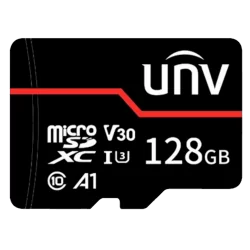 Tarjeta de memoria Uniview - microSD | Capacidad 128 GB - Clase 10 | Velocidad escritura 70 MB/s - Hasta 3.000 ciclo... - Alarm
