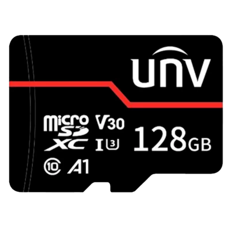 Tarjeta de memoria Uniview - microSD | Capacidad 128 GB - Clase 10 | Velocidad escritura 70 MB/s - Hasta 3.000 ciclo... - Alarm