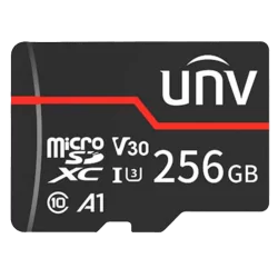 Tarjeta de memoria Uniview - microSD | Capacidad 256 GB - Clase 10 | Velocidad escritura 70 MB/s - Hasta 3.000 ciclo... - Alarm