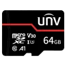 Tarjeta de memoria Uniview - microSD | Capacidad 64 GB - Clase 10 | Velocidad escritura 70 MB/s - Hasta 3.000 ciclos... - Alarm