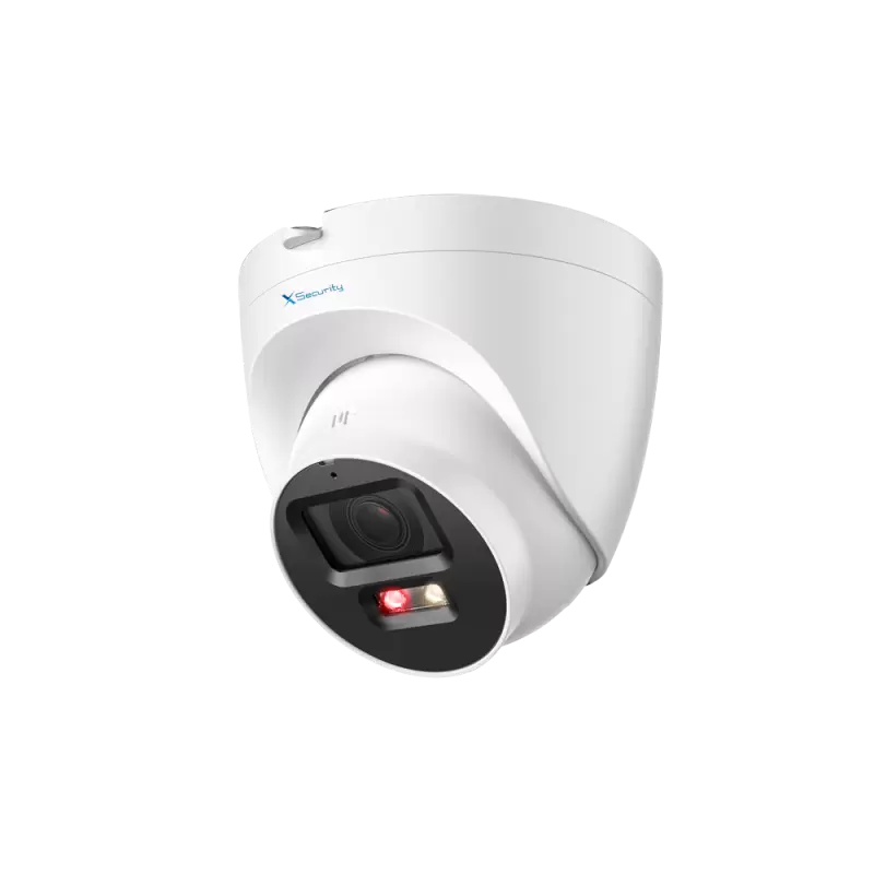 X-Security Cámara IP Turret - 4 Megapíxel (2688x1520) - Lente 2.8mm / DualLight (30m IR+30m Luz blanca) - WDR 120 d... - Alarm