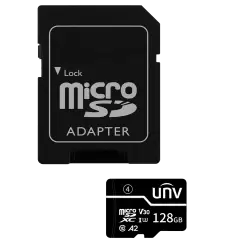 Tarjeta de memoria con adaptador Uniview - microSD | Capacidad 128 GB - Clase 10 | Velocidad escritura 35 MB/s - Hast... - Alarm